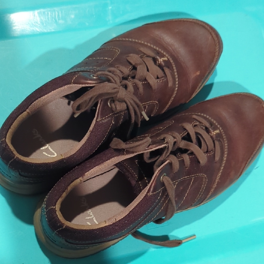 Clarks Men's Dark Brown Oxfords
